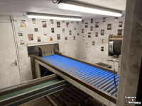 Table de visite  Spoelstra Techniek, rollenleestafel, ST 3500X700 ZSB