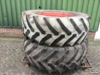 Roues, Pneus, Jantes, Barillets Jumelage Trelleborg 650/65R38