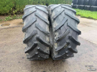 Roues, Pneus, Jantes, Barillets Jumelage Pirelli 580/70R38