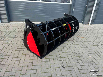 Benne à grappin / Fourche à grappin Hemach Silagegrijper / Pelikaanbak  Giant aankoppeling