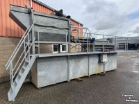 Installation à laver  Spiessens was-/ spoelcombinatie, wastrommel, rollenleestafel, lappendroger