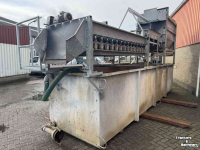 Installation à laver  Spiessens was-/ spoelcombinatie, wastrommel, rollenleestafel, lappendroger