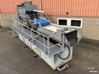 Installation à laver  Spiessens was-/ spoelcombinatie, wastrommel, rollenleestafel, lappendroger