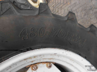 Roues, Pneus, Jantes, Barillets Jumelage BKT 480/70r34