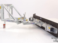 Rabot caoutchouc Qmac 180 MECH SCHUIN + HOEK JCB QUICK HI