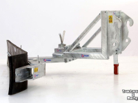 Rabot caoutchouc Qmac 180 MECH SCHUIN + HOEK JCB QUICK HI