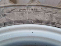 Roues, Pneus, Jantes, Barillets Jumelage Alliance 460/85R38 & 340/85R28