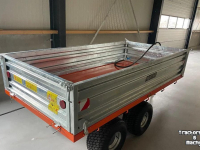 Benne agricole  Kipper mini compact tractor 2,5 ton Max tandemstel
