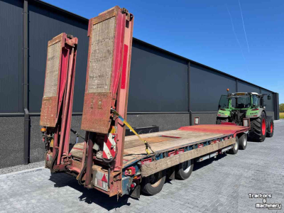 Semi-remorque surbaissé Nooteboom 4-asser Nooteboom dieplader met dubbellange kleppen