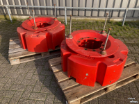 Tracteur Fendt Set wielgewichten 1000 kg per kant