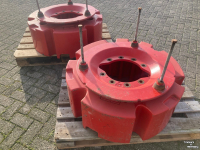 Tracteur Fendt Set wielgewichten 1000 kg per kant