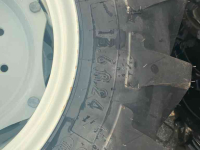 Roues, Pneus, Jantes, Barillets Jumelage Michelin Agribib 13.6R38 + 13.6R24 op verstelvelgen