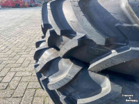 Roues, Pneus, Jantes, Barillets Jumelage Michelin Agribib 13.6R38 + 13.6R24 op verstelvelgen