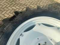 Roues, Pneus, Jantes, Barillets Jumelage Michelin Agribib 13.6R38 + 13.6R24 op verstel velgen