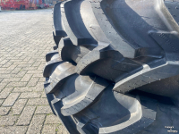 Roues, Pneus, Jantes, Barillets Jumelage Michelin Agribib 13.6R38 + 13.6R24 op verstel velgen