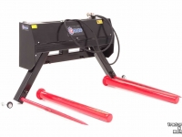 Pince à balle Qmac balenklem met buis en tandvork / balenprikker hydraulisch