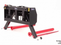 Pince à balle Qmac balenklem met buis en tandvork / balenprikker hydraulisch