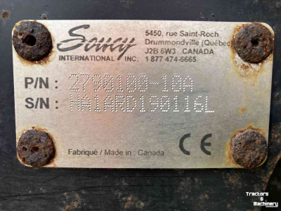 Système de chenilles et transmission Soucy Track 80 cm A bij 63 cm V