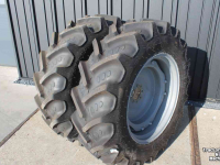 Roues, Pneus, Jantes, Barillets Jumelage BKT 340/85R28 Agrimax RT855 trekkerbanden tractorbanden wielen/velgen