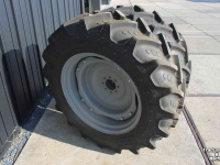 Roues, Pneus, Jantes, Barillets Jumelage BKT 340/85R28 Agrimax RT855 trekkerbanden tractorbanden wielen/velgen