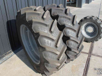 Roues, Pneus, Jantes, Barillets Jumelage BKT 340/85R28 Agrimax RT855 trekkerbanden tractorbanden wielen/velgen