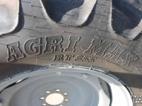 Roues, Pneus, Jantes, Barillets Jumelage BKT 340/85R28 Agrimax RT855 trekkerbanden tractorbanden wielen/velgen