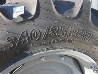 Roues, Pneus, Jantes, Barillets Jumelage BKT 340/85R28 Agrimax RT855 trekkerbanden tractorbanden wielen/velgen