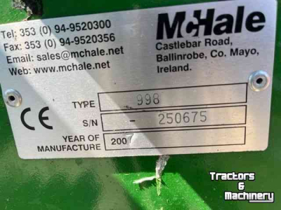 Enrubanneuse McHale 998 balenwikkelaar