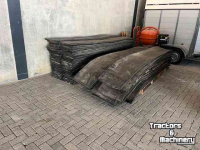 Rabot caoutchouc  rubber strip , slijt rubber , rubber tbv schuif
