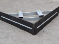 Rabot caoutchouc Qmac RSLVVB 250 Rubberschuif / Erfschuif / Modderschuif / Mestschuif / Sneeuwschuif