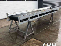 Convoyeur  3800X580 MM TRANSPORTBAND VLAKKE BAND FLAT BELT CONVEYOR BELT FLACHBAND FÖRDERBAND