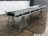 Convoyeur  3800X580 TRANSPORTBAND VLAKKE BAND FLAT BELT CONVEYOR BELT FLACHBAND FÖRDERBAND