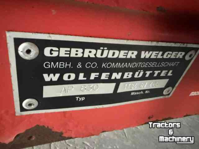 Presses Welger AP 830