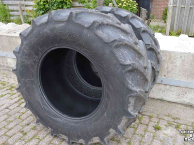 Roues, Pneus, Jantes, Barillets Jumelage Mitas 600/65r28
