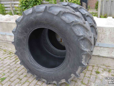 Roues, Pneus, Jantes, Barillets Jumelage Mitas 600/65r28