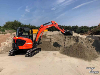 Mini pelleteuse Kubota KX060-5 HI, minigraver, minikraan, BJ2026, Nieuw, 2 stuks, komt binnen!