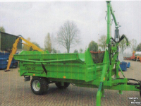 Benne agricole Agomac Kipper met opbouwkraan