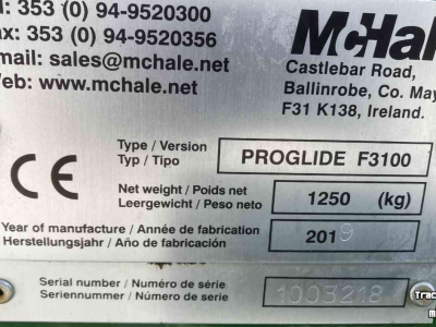 Faucheuse McHale Proglide F 3100