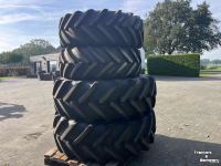Roues, Pneus, Jantes, Barillets Jumelage Michelin 480/65- R 28  michelin 650/65- r 38