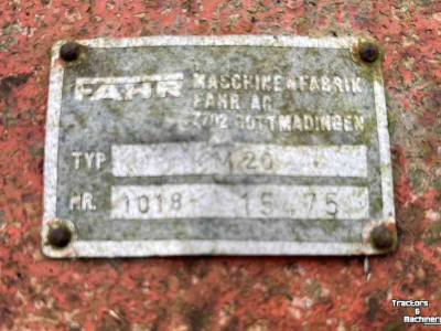 Faucheuse Fahr KM20 trommelmaaier, weidebouwmachines.