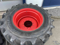 Roues, Pneus, Jantes, Barillets Jumelage Michelin 710/60 R42 + 600/60 R42
