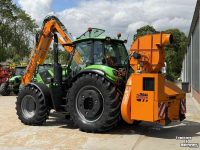 Tracteur Deutz-Fahr Agrotron 6185 TTV met Herder Grenadier MBKA 513 LSH