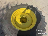 Roues, Pneus, Jantes, Barillets Jumelage Trelleborg 520/85R42