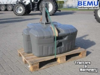 Poids frontaux  2000 KG gewichtenblok, frontgewicht (1500+500 KG) deelbaar