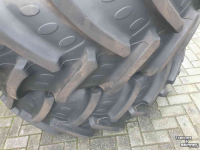 Roues, Pneus, Jantes, Barillets Jumelage  Voor 420/70-R28 Achter 520/70-R38