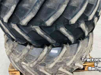 Roues, Pneus, Jantes, Barillets Jumelage Trelleborg 480/65x28 TM 800