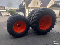 Roues, Pneus, Jantes, Barillets Jumelage Trelleborg 650/65R38 540/65R28