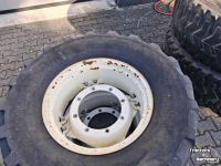 Roues, Pneus, Jantes, Barillets Jumelage Michelin 480/65-R24 en 600/65-R34