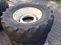 Roues, Pneus, Jantes, Barillets Jumelage Michelin 480/65-R24 en 600/65-R34