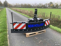 Pare-chocs avant New Holland Trekkerbumper / Tractorbumper / Rubber schuif / Frontgewicht